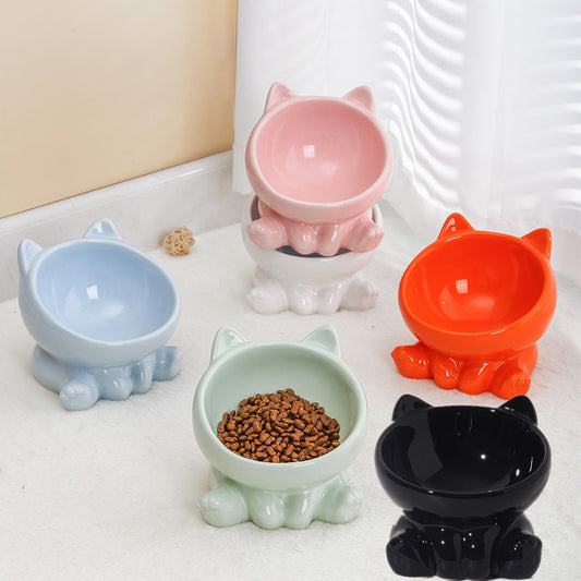 "Whisker Haven Cat Bowl"